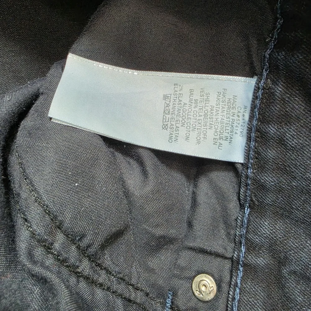 True Religion Rocco Moto Jeans Mens 36 Gray Relaxed Skinny Biker